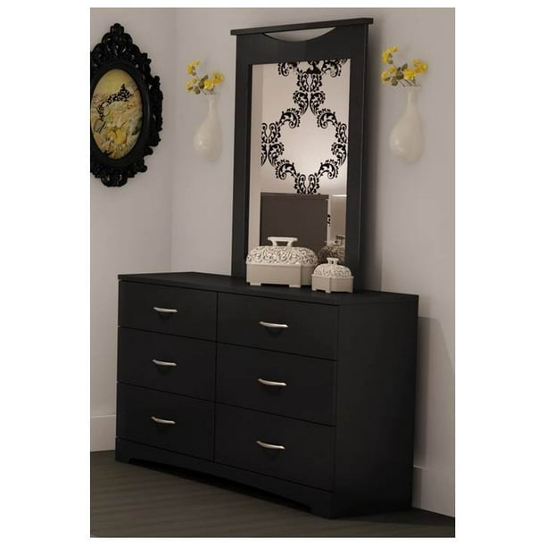 Последние твиты от walmart (@walmart). 6 drawer dresser w mirror in black step one collection
