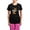 With Pink Pant, variant on CafePress - Cartoon Cats Women's Dark Pajamas - Women's Short Sleeve Print T-Shirt and Pants Dark Cotton Pajama Set