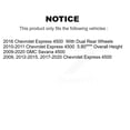 thumbnail image 2 of Transit Auto Front Rear Coated Disc Brake Rotors and Ceramic Pads Kit for Car Chevrolet Express 4500 GMC Savana KGT-102098, 2 of 11