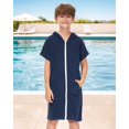 thumbnail image 2 of Sudadera con Capucha para Niñas BesserBay de Tela Toalla Azul Marina 9-10A, 2 of 5