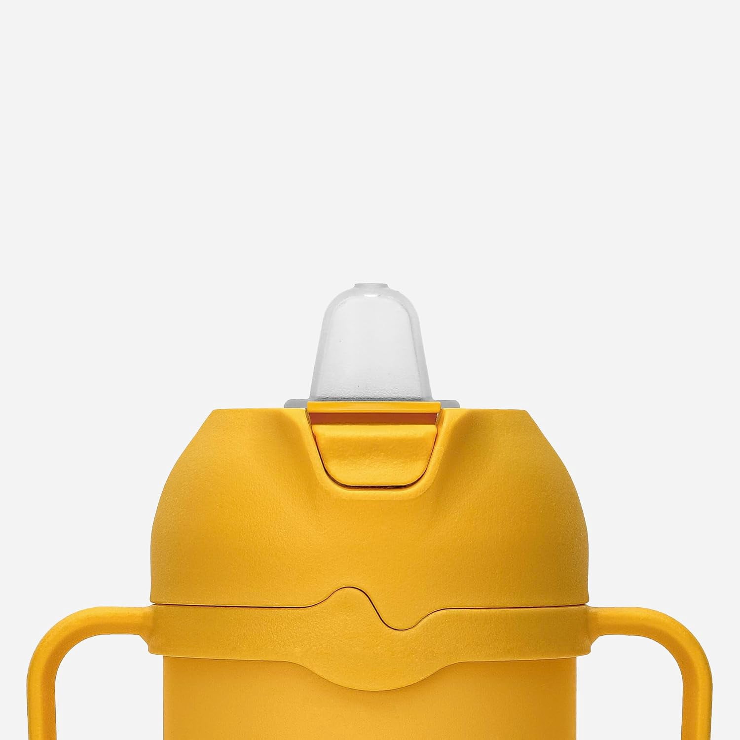 Toddler Tumbler 8oz Insulated Sippy Cup with Silicone Straw and Spout, Yellow (Yellow)