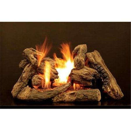 24-30 in. Kensington Forest Ceramic Fiber Log Set - 12 Piece