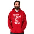 thumbnail image 5 of Roses Are Red Go To Bed Funny Poem Hoodie Hooded Sweatshirt Men Brisco Brands M, 5 of 6