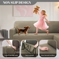 thumbnail image 4 of HDCAXKJ Sectional Couch Covers L Shaped Sofa Cover Stretch Jacquard Corner Sofa Covers for Living Room Non Slip Sectional Couch Slipcovers Furniture Protector,Extra Large,Khaki, 4 of 10