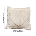 thumbnail image 3 of Giunmcul Party Decorations Love Heart Red Throw Pillow Covers 18x18 Inch Wedding Anniversary Fuzzy Faux Fleece Embossed Sofa Couch Pink White, 3 of 6