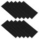 thumbnail image 1 of Parche de reparación de chaqueta de plumas 4" x 8", paquete de 10 parches autoadhesivos de tela de nailon para tienda de campaña y ropa, negro, 1 of 7