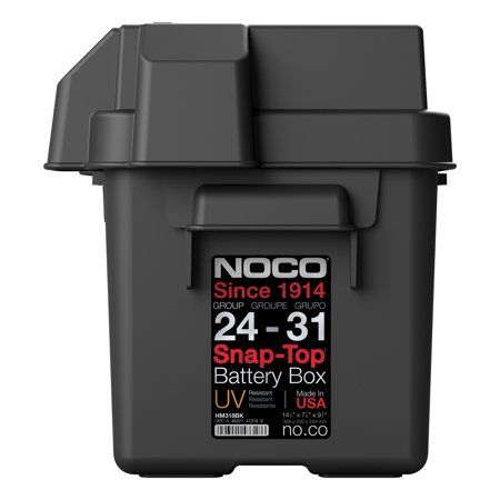 NOCO HM318BK Group 24-31 Snap-Top Battery Box