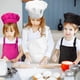 thumbnail image 5 of 1 Juego de delantal infantil con delantal y gorro. Delantal infantil, gorro de cocinero para dibujar en repostería., 5 of 5