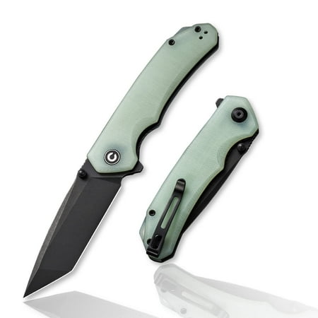 CIVIVI Brazen Pocket Knife 3.5-Inch Folding Knife Tanto D2 Blade C2023E