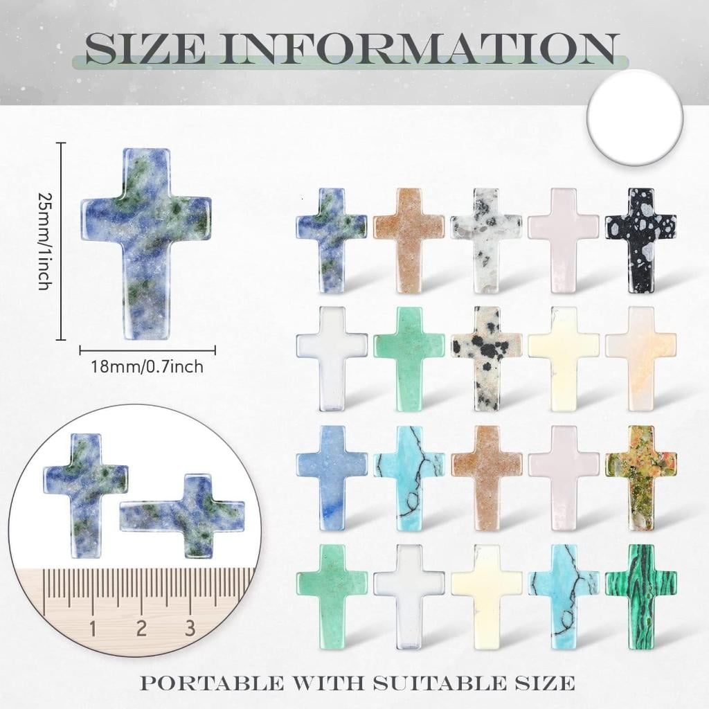 Pocket Size Natural Crystal Meet Artisanal Stone Decoration For Christian Deck Jewelry Crafting