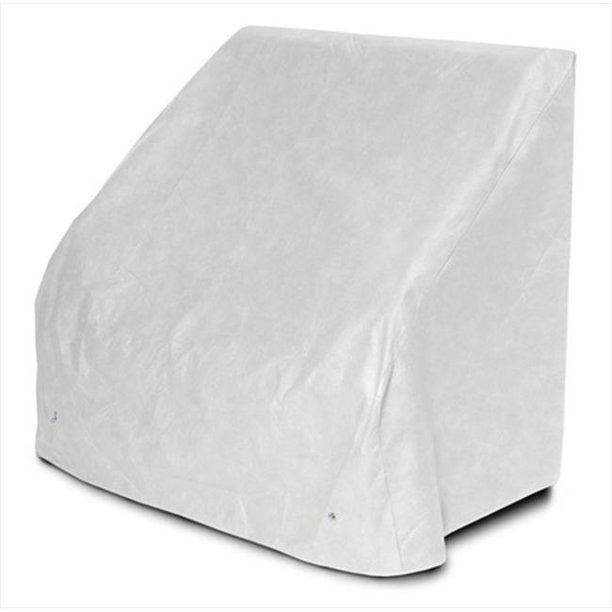 KoverRoos 24202 DuPont Tyvek 4 ft Banc-Glider Couverture&44; Blanc - 51 W x 26 D x 35 H in.