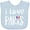 AE-Light Blue, variant on Inktastic I Love Paris French Flag Heart Boys or Girls Baby Bib