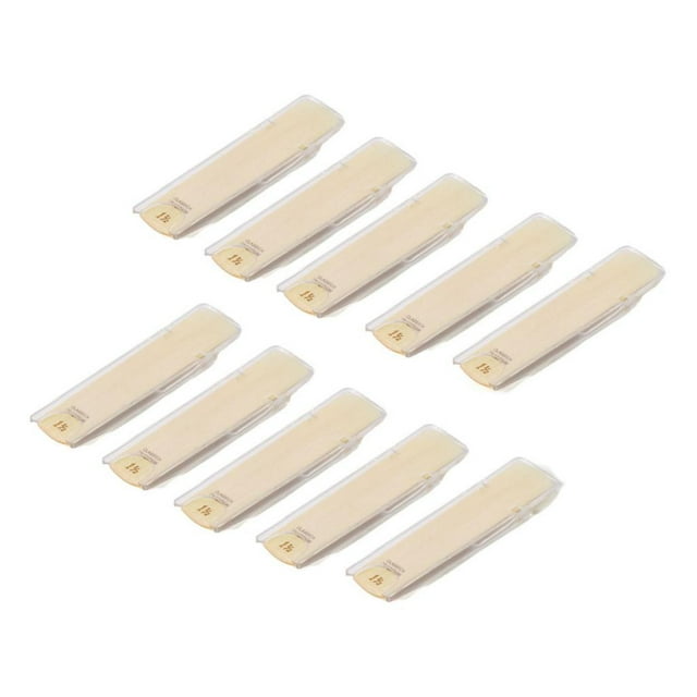 braveheart 10x Clarinet Reeds Woodwind Instrument Traditional Clarinet Reeds for Player hardness 1.0 hardness 1.5 7x1.2cm