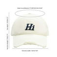 thumbnail image 2 of Hauaitttt Adjustable Oversized Baseball Cap with Extended Brim Deep Bill Hat for Women Fashionable Sun Hat Baseball Cap Denim Nylon Panel Hat Keeping It Reel Hat Cool Hard Hats for Men Notch Gear Hat, 2 of 3