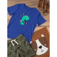 thumbnail image 3 of One Little Dinosaur Roar T-Shirt Toddler -Image by Shutterstock,  2 Toddler, 3 of 4
