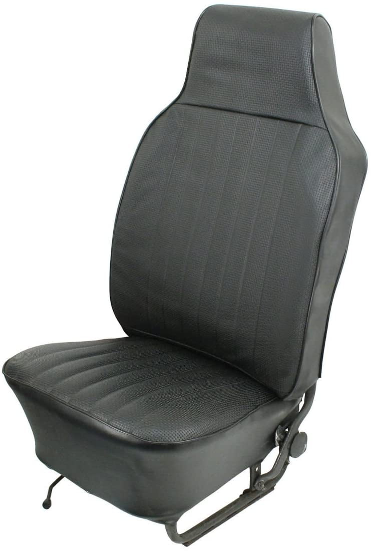 Empi Black Front Seat Covers for 1973 Only VW Beetle Pair 0046400
