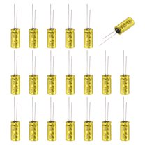 47uF 100V Non-Polarized Electrolytic Capacitor, 10mm x 20mm Aluminum Audio Capacitors for DIY Projects Audio Tweeter Frequency Divider Pack of 20