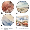 thumbnail image 3 of Designart "Majestic Peaks of Indonesia III" Landscapes Framed Wall Art Decor - Traditional Blue Indonesia Bedroom Framed Canvas Wall Art, 3 of 6