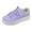 Purple, variant on Platform Fashion Sneakers for Women Girls Spring Fall Casual Canvas Lace up Chunky Flatform Walking Flats Shoes