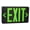 Black / Green, variant on Royal Pacific LED Exit Sign Light