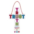 thumbnail image 4 of Fun Express Trust in God’s Truth Cross Sign Craft Kit – DIY Religious Craft for Kids – VBS 2024 Activity – Faith-Based Classroom & Sunday School Craft - 12  Pieces, 4 of 4