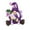 Purple, variant on Jindong Playful Gnome Figurines Synthetic Resin Gnome Statue Garden Dwarf Ornaments Spring Gnome Figurine Colorful Resin Gnome Decoration