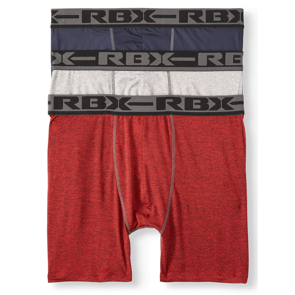 RBX RBX Men's Performance Boxer Briefs, 3Pack