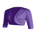 thumbnail image 3 of Boléro Châle Cardigan pour Femmes Manches 3/4 Veste Courte Courte en Tricot pour Robe S-TTG, 3 of 6