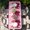 Cherry Pink, variant on Light Pink Valentines Day Table Cloths for 4 Foot Rectangle Tables, Love Hearts Romantic Farmhouse Patio Waterproof Elastic Fitted Tablecloths, Washable Rectangular Table Cover for Camping