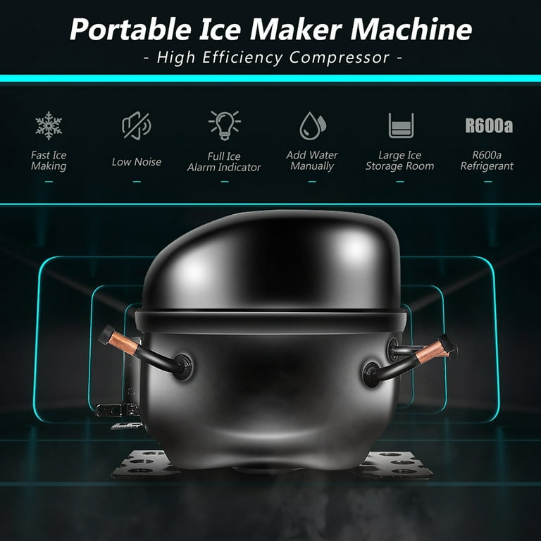 Costway Stainless Steel Ice Maker Machine Countertop 48Lbs/24H - On Sale -  Bed Bath & Beyond - 33834114