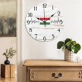 Clock Hungary Heartbeat Lifeline Wall Clocks Hungary Flag Clocks