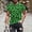 #235-Green, variant on Ceisia Men's Slim Fit Short Sleeve T-Shirt St. Patrick's Day Themed Print Clover Spring Summer Shirt Gift