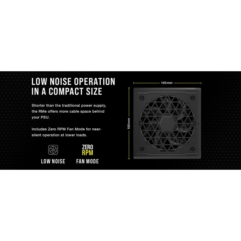 CORSAIR RMe Series RM850e Fully Modular 80Plus Gold ATX Power