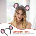 thumbnail image 4 of ColoMX Diadema con orejas de animales, diadema con orejas de ratón para Cosplay, diadema para fiesta, disfraz de fiesta, 4 of 8