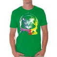 thumbnail image 1 of Awkward Styles Cat T-Shirt Space Pet T Shirts for Men, 1 of 4