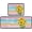 Colorful, variant on Sunflower Kitchen Decor Rug Set 2 Pieces Waterproof Runner Rugs Washable Apply to Kitchen Sink or Laundry, Sunflower Decorations Indoor Floor Mat 17" x 47" + 17" x 23" (Off White)