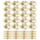 thumbnail image 4 of Bracelet Clasps Sets, Gold 20 Sets Flower Toggle Clasp For Jewelry Accessories For Decorate Clothing Shoes ANGGREK Otros, 4 of 8