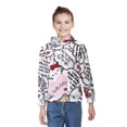 thumbnail image 4 of Hello Kitty Hooded Hoodies for Girls Boys, Kids Pullover Hooded with Pocket, Casual 3D Print Long Sleeve Sweatshirt Hoodies, 4 of 6