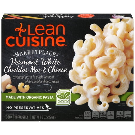 Lean Cuisine Vermont White Cheddar Mac & Cheese Meal 8 oz, Pack of (Best Cheese Farms In Vermont)