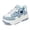 Blue, variant on Yiomxhi Kids Roller Shoes, Girls Boys Sneakers with Wheels, Become Sport Sneaker for Birthday Christmas Children Gift, Adjustable Roller Skates Suitable for School Outdoor