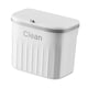 thumbnail image 2 of Contenedor de compost para cocina, contenedor de basura, cubo de compost para interiores, bote de basura colgante para cocina Blanco S, 2 of 9