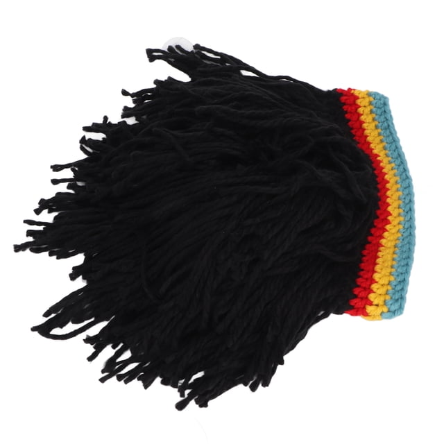 Gorros de peluca Divertidos de punto BuyWeekMX sombrero Alto con rastas