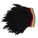 thumbnail image 2 of Divertidos sombreros de peluca de alta elasticidad que mantienen el calor gorro de punto con rastas para Navidad Halloween, 2 of 8