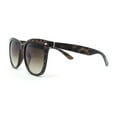 thumbnail image 3 of Womens Boyish Hipster Horn Rim Fashion Plastic Chic Sunglasses Tortoise - Brown, 3 of 4