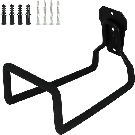 PHYEX Wall Mounted Hose Holder, Garden Water Hose Hanger, Heavy Duty Hose Bracket for Outside, Garage, Backyard