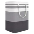 thumbnail image 1 of Cesta para ropa sucia, cesto para ropa sucia, cesto para guardería, plegable, versátil, organizador gris para dormitorio, hogar, sala de, 1 of 9