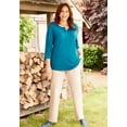 thumbnail image 2 of Catherines Women's Plus Size Suprema Snap-Placket Tee, 2 of 6
