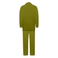 thumbnail image 7 of ZQGJB Christmas Pajamas for Family Silk Satin Pajamas 2024 Long Sleeve Button Down Shirt and Long Bottom Pants Soft Sleepwear Comfy Pjs Loungewear Matching Sets Army Green Dad-XXL, 7 of 7