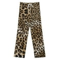 thumbnail image 3 of Leopard Print Pattern Pajama Pants Comfortable Elastic Waist Pajamas Fashion Sleepwear Bottoms Plus Size Homewear, 3 of 6