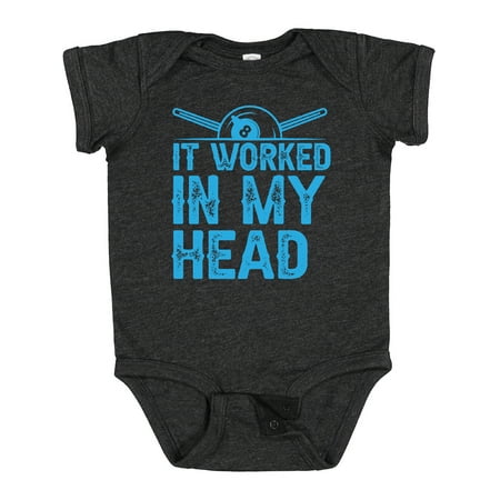 

Inktastic Funny Pool Billiards Quote Boys or Girls Baby Bodysuit